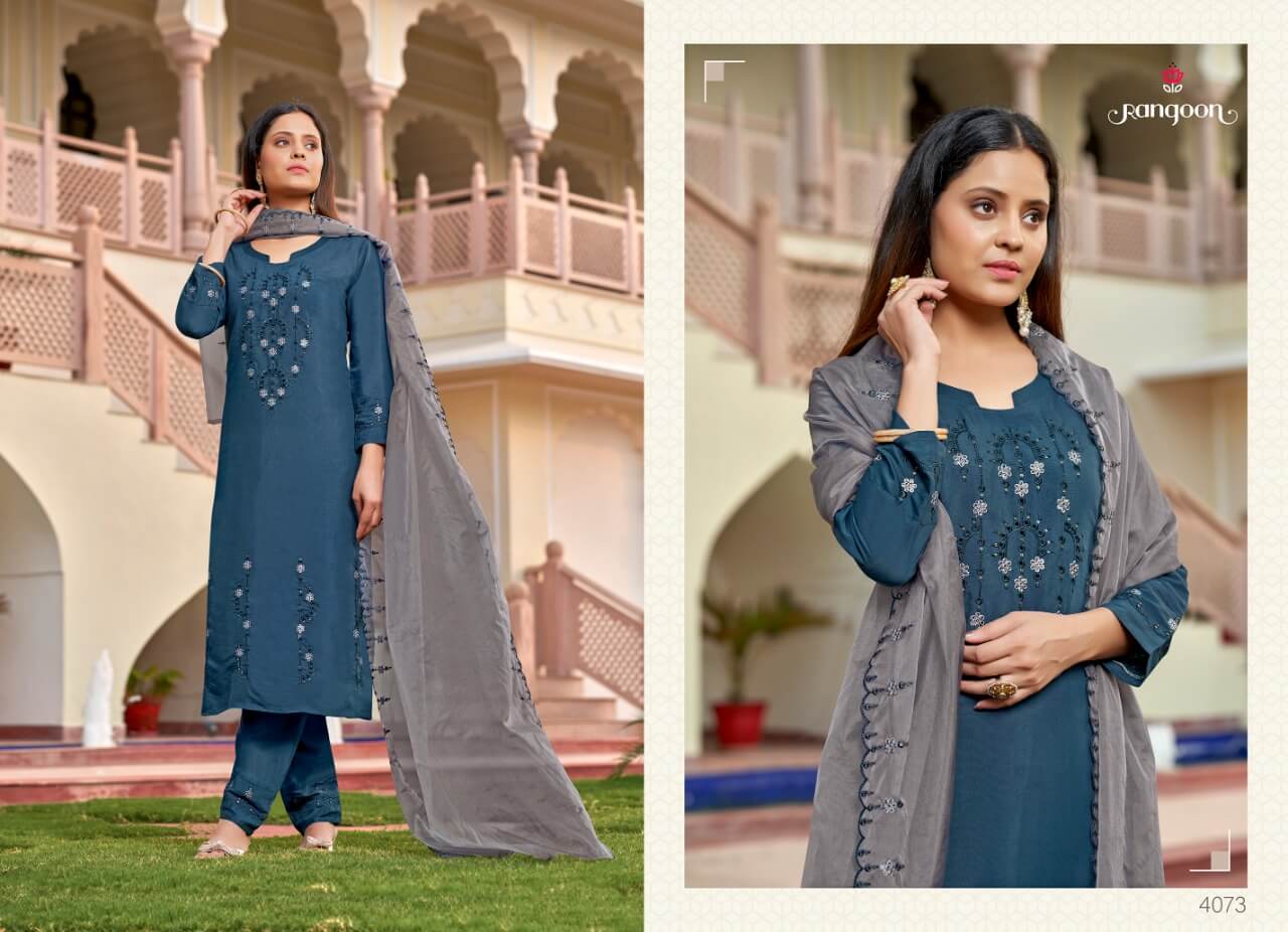 Rangoon Daisy Top Bottom Dupatta Set Catalog, Buy Rangoon Daisy Top Bottom Dupatta Set Full Catalog at Wholesale Price Online