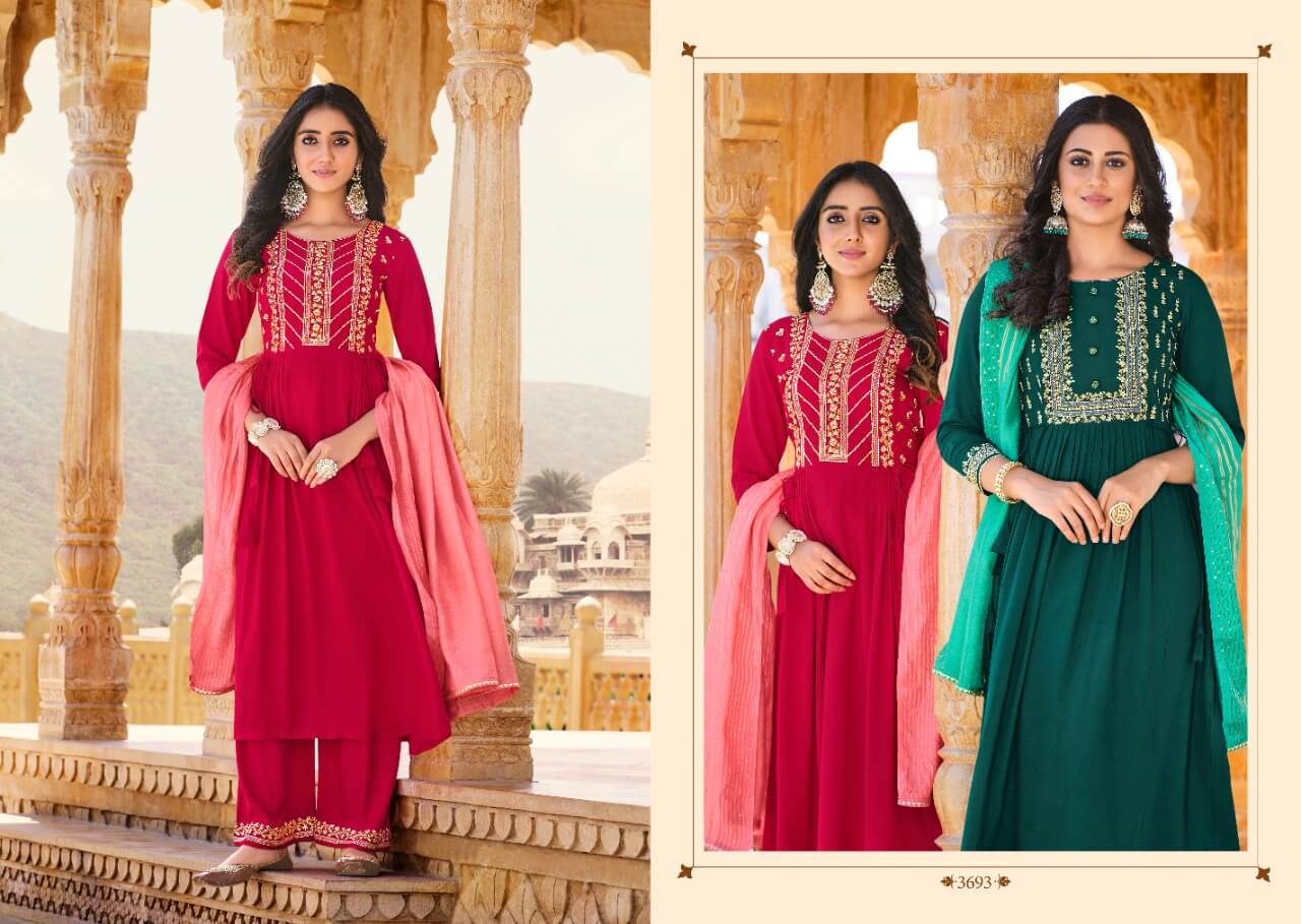 Rangoon Soulmate Kurti With Plazzo and Dupatta Wholesale Catalog, Buy Rayon Kurtis With Plazzo and Dupatta Full Catalog at Wholesale Price