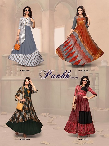 RT Pankh Vol 3 Kurtis Catalog