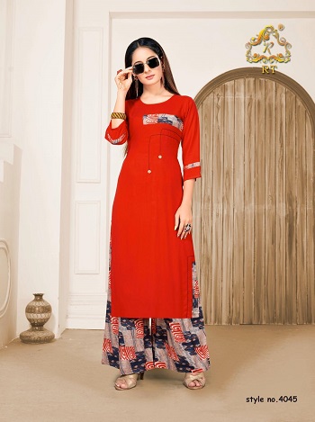 Rijiya Trends RT Plazzo Queen Vol 8 Kurti With Plazzo Wholesale Catalog. Purchase Rayon Top And Bottom Pair Wholesale Catalogue online at best rate in Bulk For Reselling