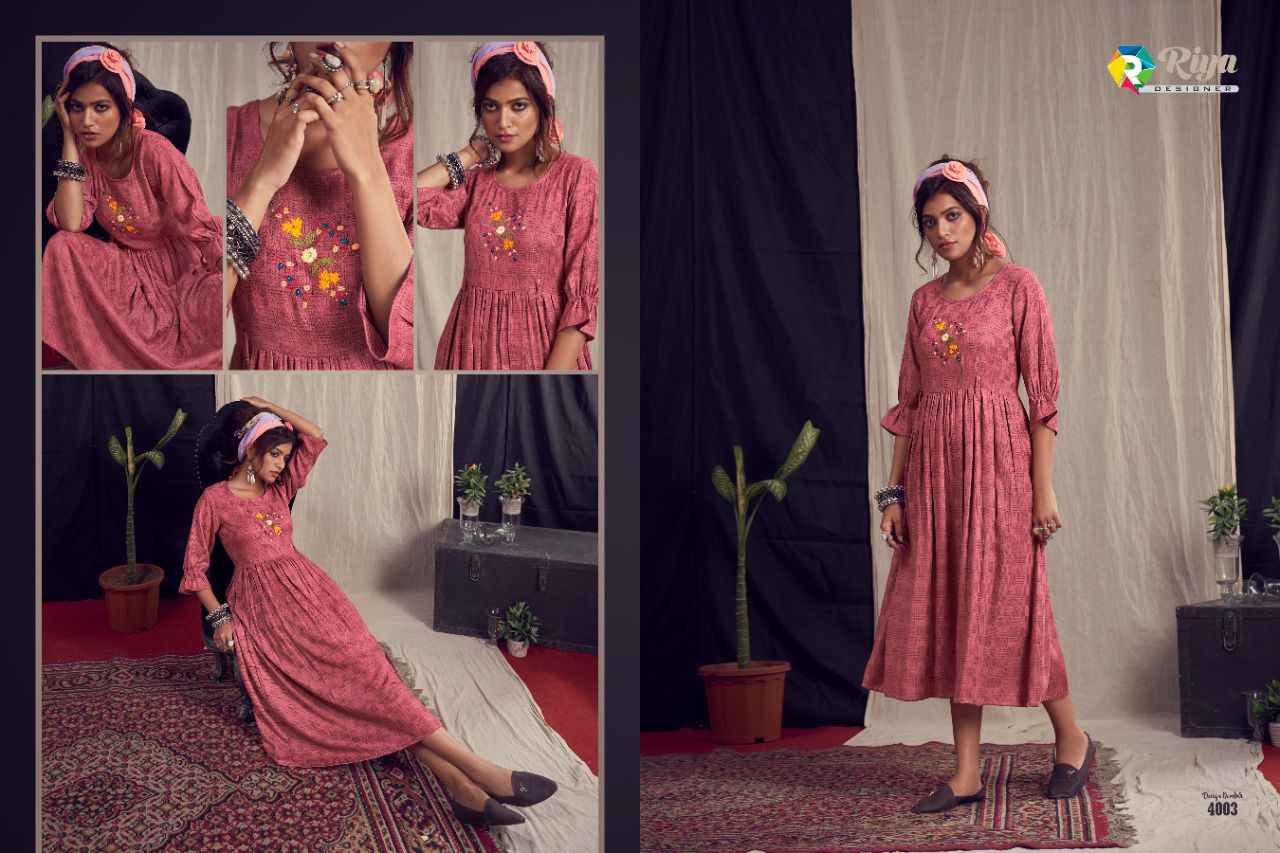 Riya Alexa Pashmina Wholesale Kurti Collection, Readymade Kurtis Full Catalog Available at Wholesale Price online