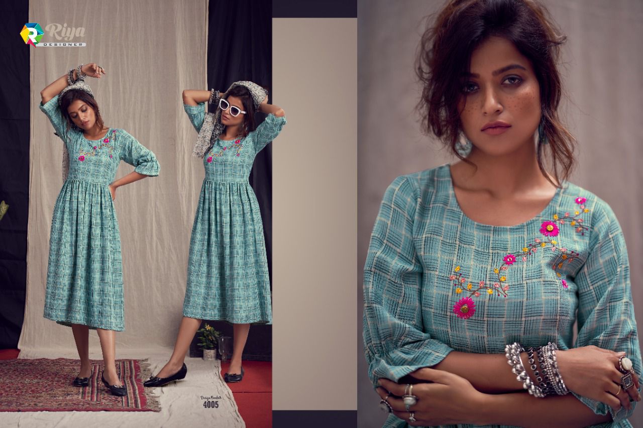 Riya Alexa Pashmina Wholesale Kurti Collection, Readymade Kurtis Full Catalog Available at Wholesale Price online