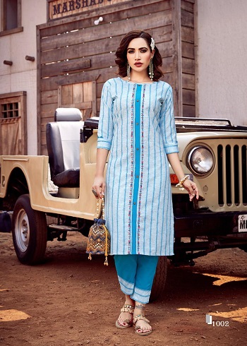 Lime Light vol 3 Ladies Kurtis pant set Wholesale Catalogue by Riya Designer Manufacturer of Women Cloths, Buy Readymade Top Bottom Pair in Wholesale Rate for Retail