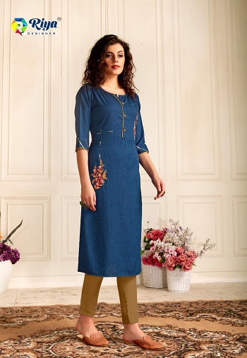 Riya Star Girl Wholesale Kurtis Catalogue, Purchase Star Girl Kurtis Catalog from Wholesaler and Manufacturer of Kurtis at best and lowest price of Bulk