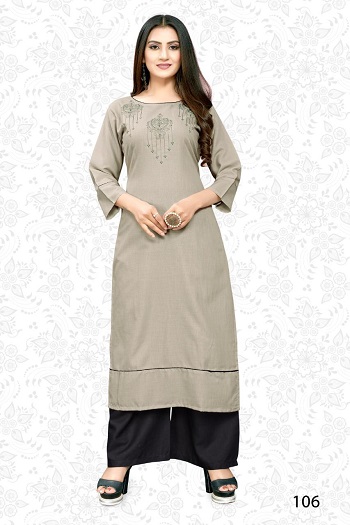 Ruby Cotton Kurtis With Slub Cotton Plazzo Fabric bunch in wholesale, Purchase low price range kurtis plazzo pair in wholesaler price online