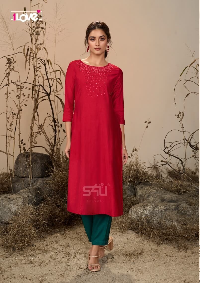 1Love by S4u Pearl Kurtis Catalog in Wholesale Price, Buy 1Love by S4u Pearl Kurtis Full Catalog in Wholesale Price Online From Aarvee Creation Vadodara