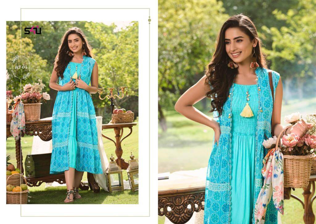 S4u Hello Jacket vol 7 Ladies Dress Wholesale Catalog, Buy Full Catalog of S4u Hello Jacket vol 7 Dresses in Wholesale Rate