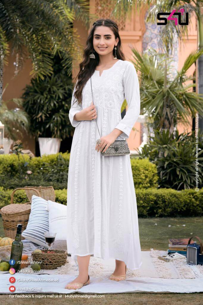 S4U Luckhnowi Gown Style Kurtis Catalog, Buy Full Catalog of s4u Luckhnowi Gown Style Kurtis in Wholesale Price