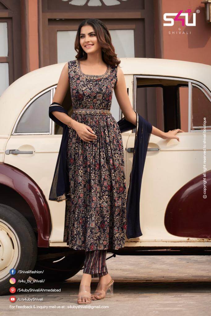 S4u Shyra Kurti Pant Dupatta Set Catalog in wholesale, Buy S4u Shyra Kurti Pant Dupatta Set Full Catalog in wholesale Price Online from Vadodara, Surat, Gujarat