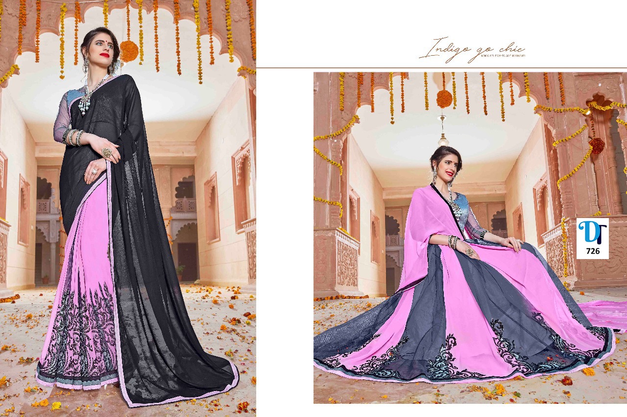 SANAYA BEAUTIFUL GEORGETTE PARTY AND REGULAR WEAR SAREES CATALOG