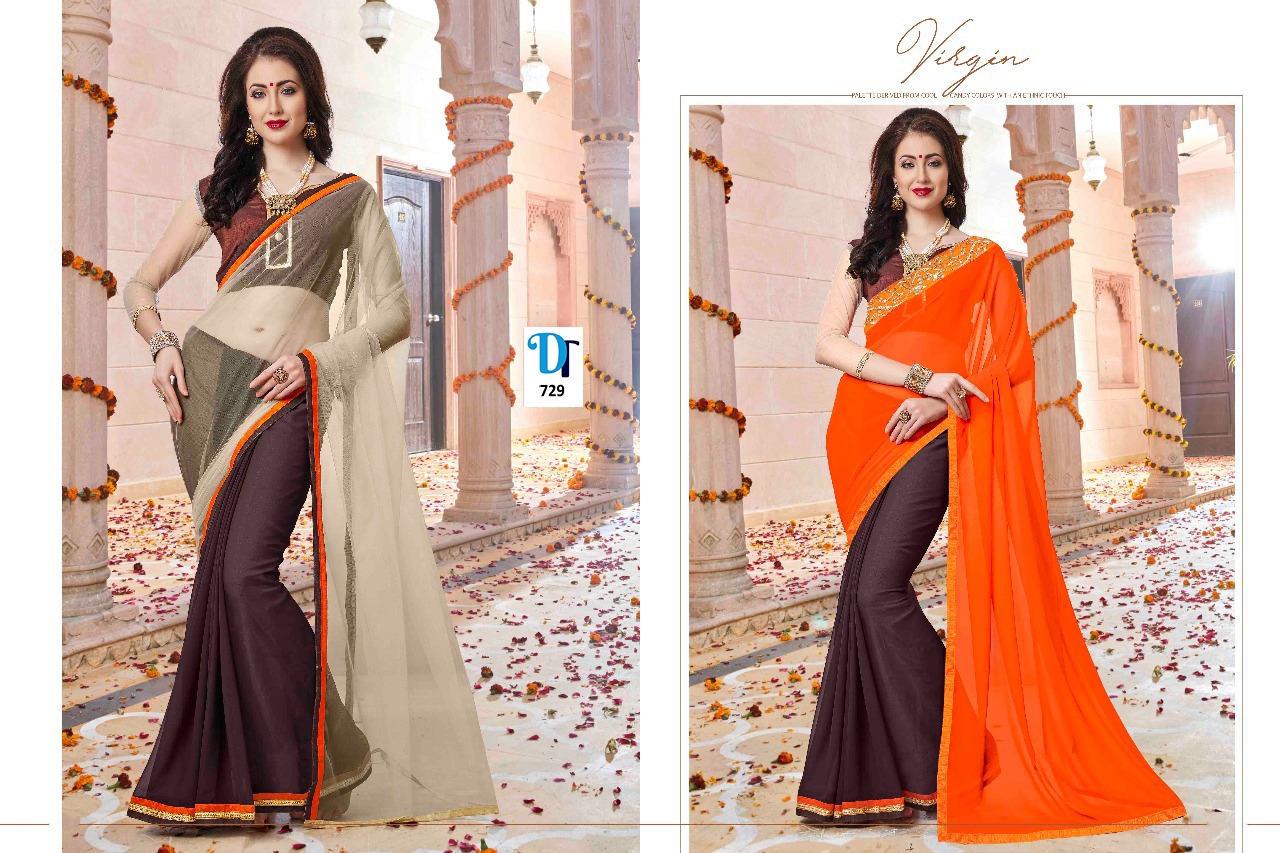 SANAYA BEAUTIFUL GEORGETTE PARTY AND REGULAR WEAR SAREES CATALOG