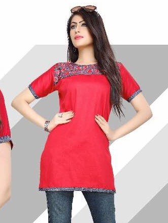 FANCY SHORT KURTI OR WESTERN TOP