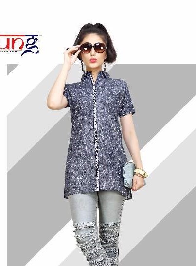 FANCY SHORT KURTI OR WESTERN TOP