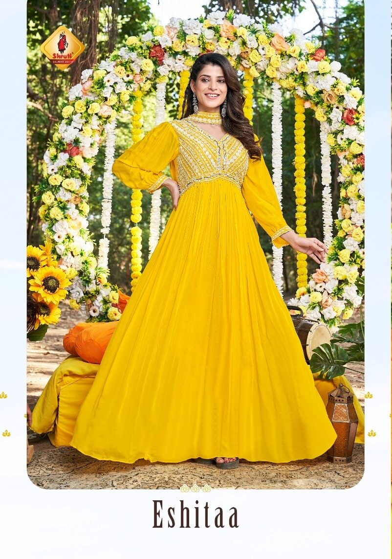 Shruti Suit Haldi Wedding Suit Catalog in Wholesale Price, Buy Shruti Suit Haldi Wedding Suit Full Catalog in Wholesale Price Online From Aarvee Creation