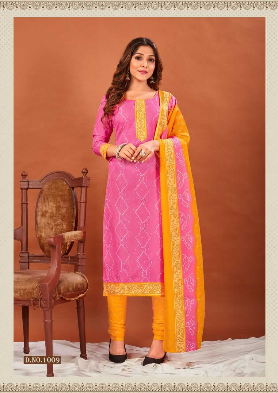 Skt Suits Bandhej Cotton Printed Dress Materials Catalog in Wholesale, Buy Skt Suits Bandhej Cotton Printed Dress Materials Full Catalog in Wholesale Price Online From Vadodara, Surat, Ahmedabad