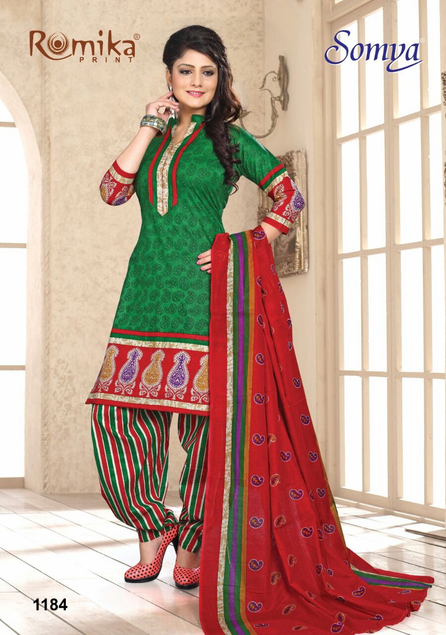 BEAUTIFUL COTTON PRINTED DRESS MATERIAL WITH COTTON DUPATTA