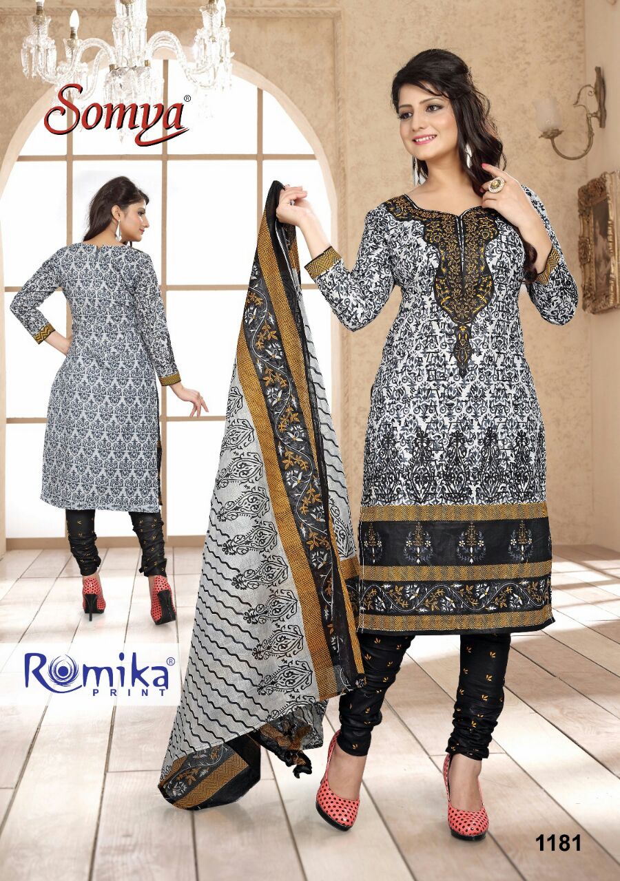 BEAUTIFUL COTTON PRINTED DRESS MATERIAL WITH COTTON DUPATTA