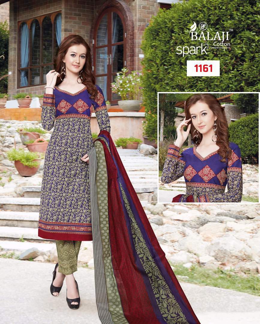 BEAUTIFUL COTTON PRINTED DRESS MATERIAL WITH COTTON DUPATTA