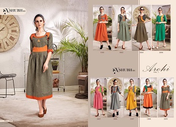 Subh Nx Aarohi Vol 1 Kurti Wholesale Catalogue