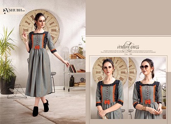 Subh Nx Surat Kurti Catalogue Manufacturer Presents Aarohi Vol 1 Two Tone Handloom Kurti Wholesale Catalogue. Shop Aarohi Vol 1 Kurti Online. Order Aarohi Vol 1 Kurti Online. Order Aarohi Kurti Wholes