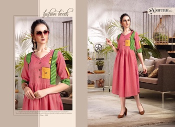 Subh Nx Surat Kurti Catalogue Manufacturer Presents Aarohi Vol 1 Two Tone Handloom Kurti Wholesale Catalogue. Shop Aarohi Vol 1 Kurti Online. Order Aarohi Vol 1 Kurti Online. Order Aarohi Kurti Wholes