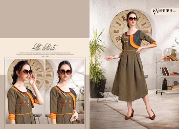 Subh Nx Surat Kurti Catalogue Manufacturer Presents Aarohi Vol 1 Two Tone Handloom Kurti Wholesale Catalogue. Shop Aarohi Vol 1 Kurti Online. Order Aarohi Vol 1 Kurti Online. Order Aarohi Kurti Wholes