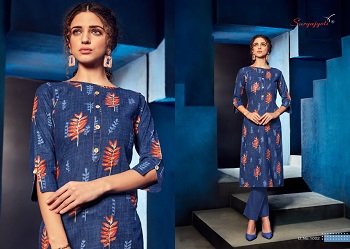 Zoya Volume 1 Cotton Kurtis Wholesale Catalog by Surya Jyoti, Purchase 10 Designs and colors kurti bunch zoya by Suryajyoti brand, Cotton Printed Ladies Kurtis Catalogue Zoya Vol 1