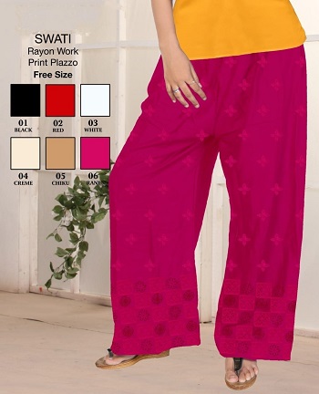 Palazzo pants wholesalers offers latest and stylish collection of palazzo  pants in Delhi best price