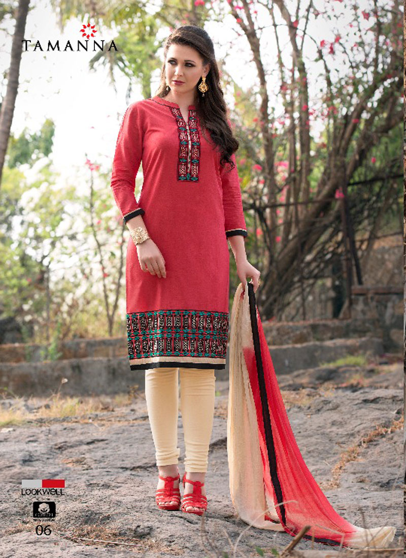 NEW STYLE BEAUTIFUL UNSTICHED EMBROIDERED WORK WITH PURE COTTON SUIT WITH DUPATTA