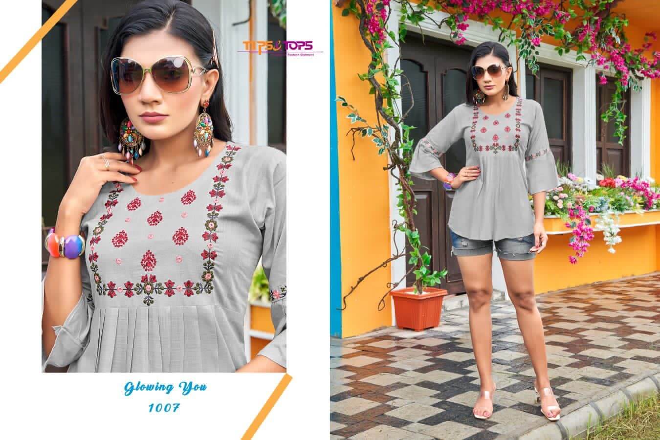 Tip and Tops Pulpy vol 9 Rayon Short Tops Catalog, Buy Tip and Tops Pulpy vol 9 Rayon Short Tops Full Catalog at Wholesale Price Online