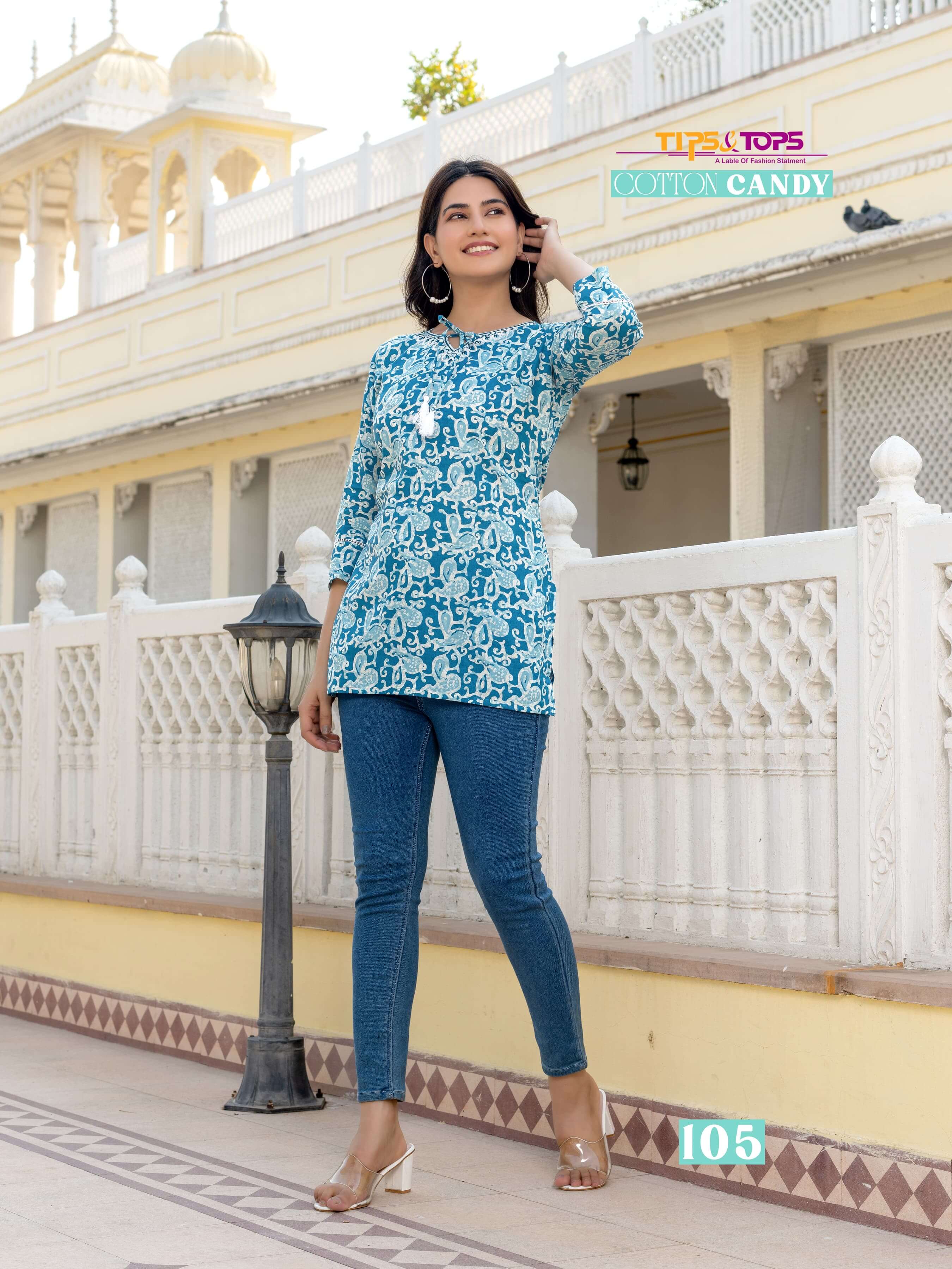 Tips And Tops Cotton Candy vol 4 Short Tops Catalog in Wholesale Price, Buy Tips And Tops Cotton Candy vol 4 Short Tops Catalog in Wholesale Price From Aarvee Creation