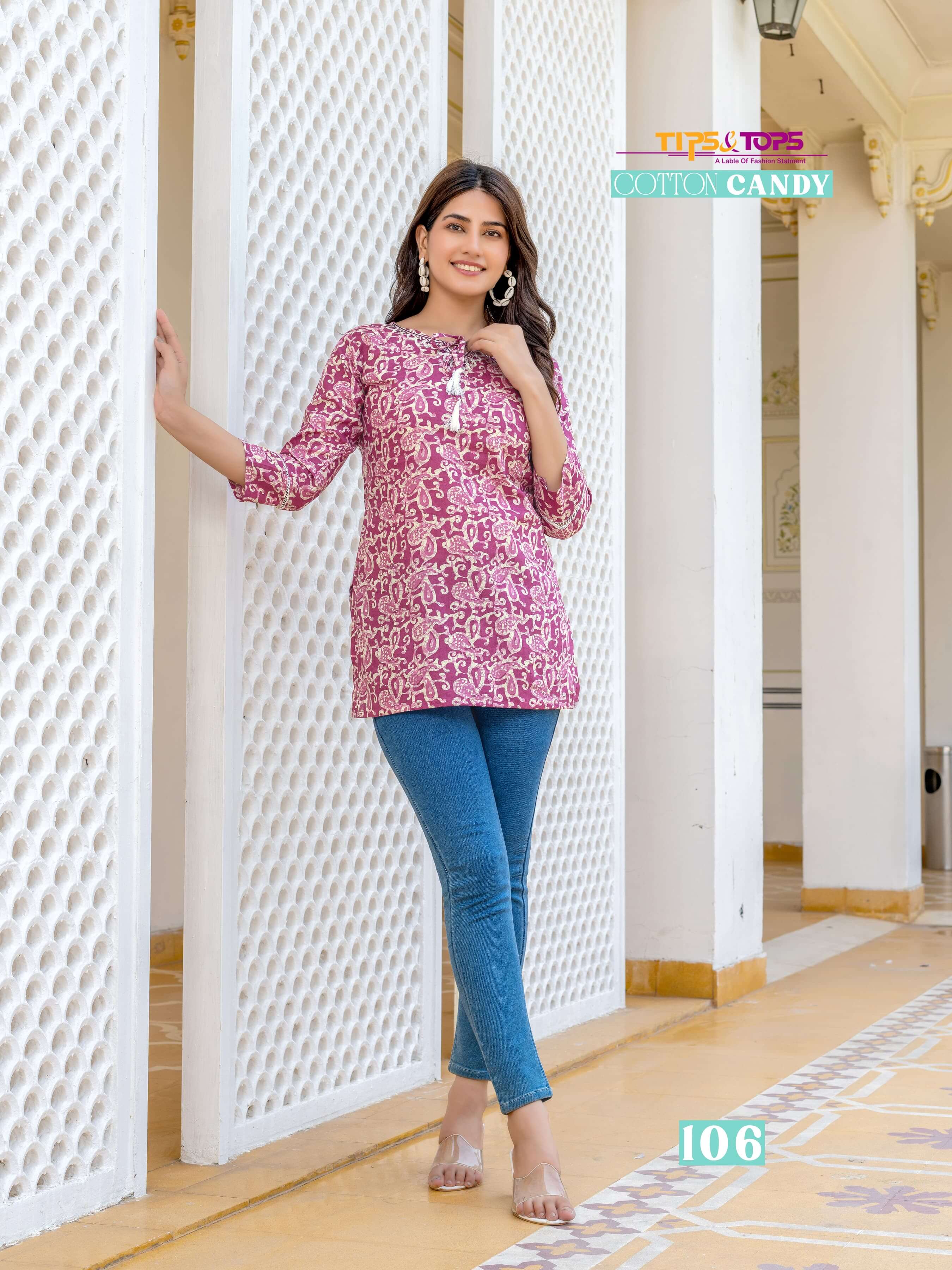 Tips And Tops Cotton Candy vol 4 Short Tops Catalog in Wholesale Price, Buy Tips And Tops Cotton Candy vol 4 Short Tops Catalog in Wholesale Price From Aarvee Creation