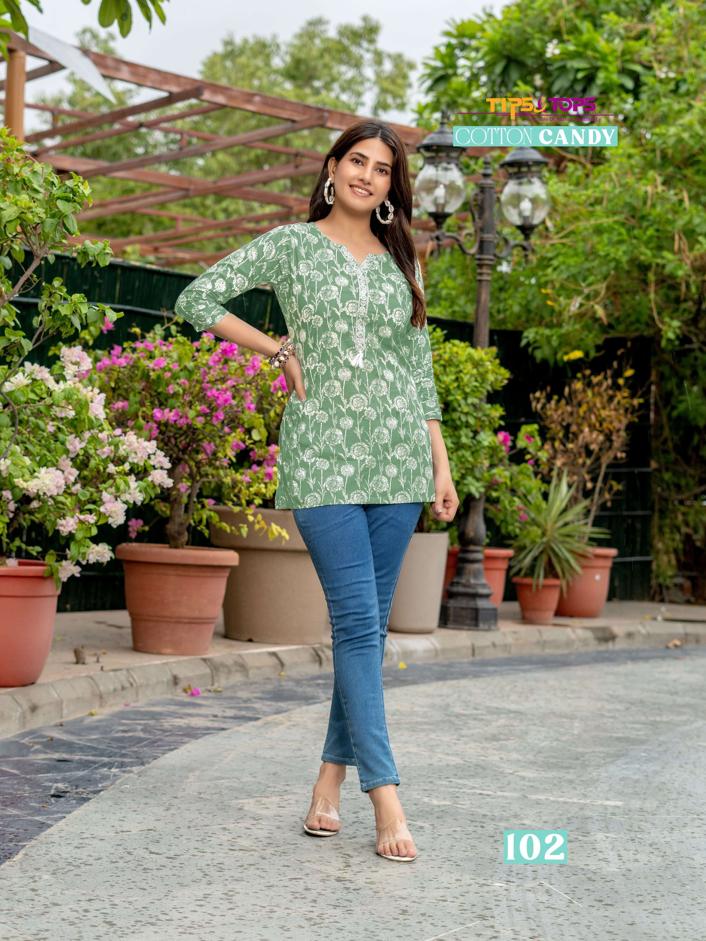 Tips And Tops Cotton Candy vol 4 Short Tops Catalog in Wholesale Price, Buy Tips And Tops Cotton Candy vol 4 Short Tops Catalog in Wholesale Price From Aarvee Creation