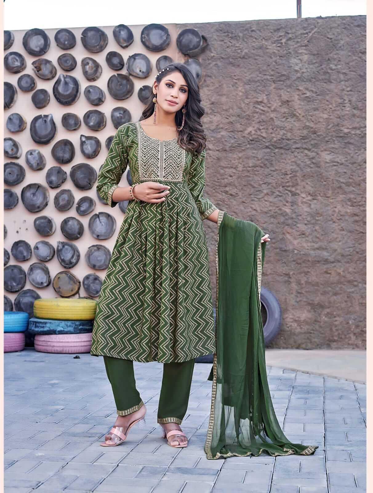 Tips and Tops Gungun vol 2 Nyra Cut Top with Bottom and Dupatta Catalog, Buy Tips and Tops Gungun vol 2 Nyra Cut Top with Bottom and Dupatta Catalog in Wholesale Rate Online From Aarvee Creation