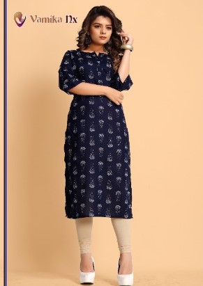 Vamika Nx Presents Rayon Print Low Price Range Kurtis Bunch in Wholesale, Purchase Rayon Low Price Range Kurtis For Resale in Bulk Rate