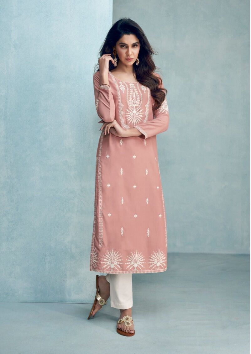 Vamika Nx Rooh vol 6 Lucknowi Stitch Work Kurtis Catalog, Buy Vamika Nx Rooh vol 6 Lucknowi Stitch Work Kurtis Full Catalog in Wholesale Price Online From Aarvee Creation, Vadodara