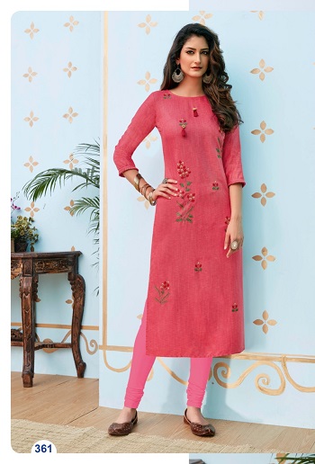 Vink Venice Vol 2 100% Pure Staple Viscose Handloom Party Wear Kurtis Catalogue