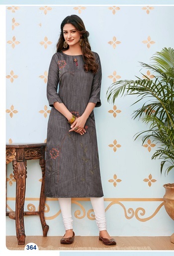 Vink Venice Vol 2 100% Pure Staple Viscose Handloom Party Wear Kurtis Catalogue