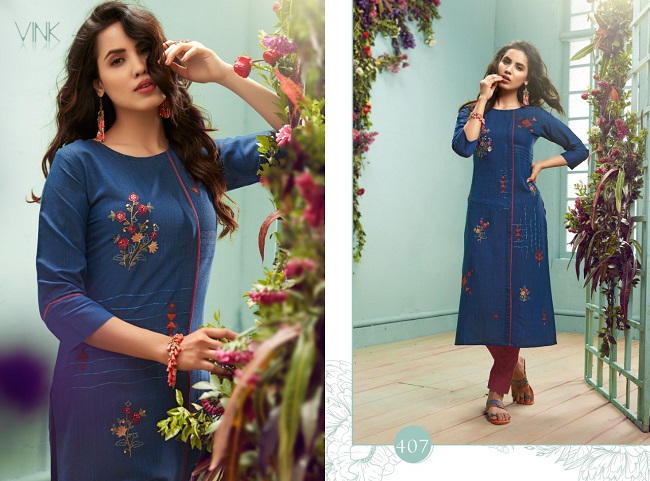 Venice Vol 3 By Vink 100% Pure Staple Viscouse Handloom Party Were Kurti Catalog