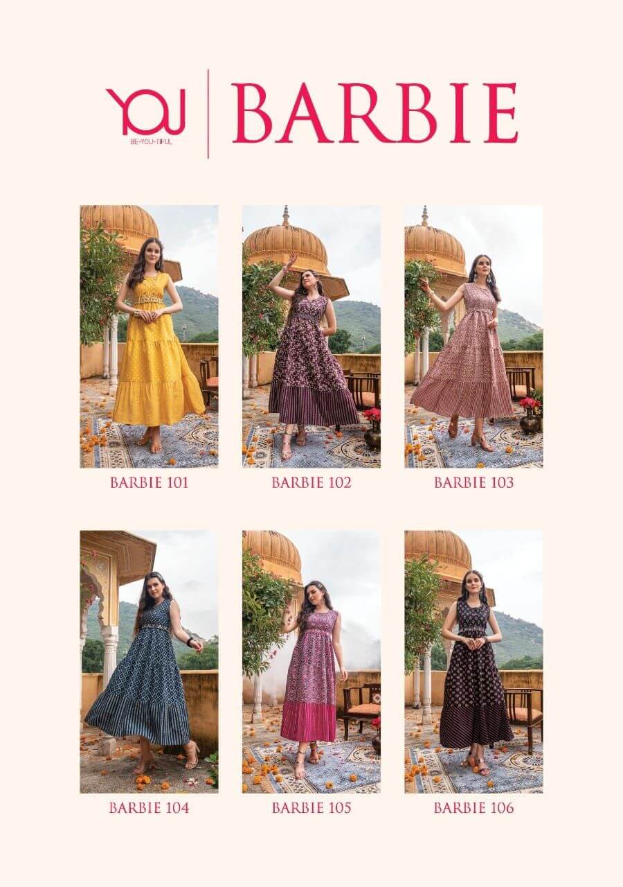 Wanna Barbie Gown Style Kurtis Catalog, Buy Wanna Barbie Gown Style Kurtis Full Catalog at Wholesale Price Online