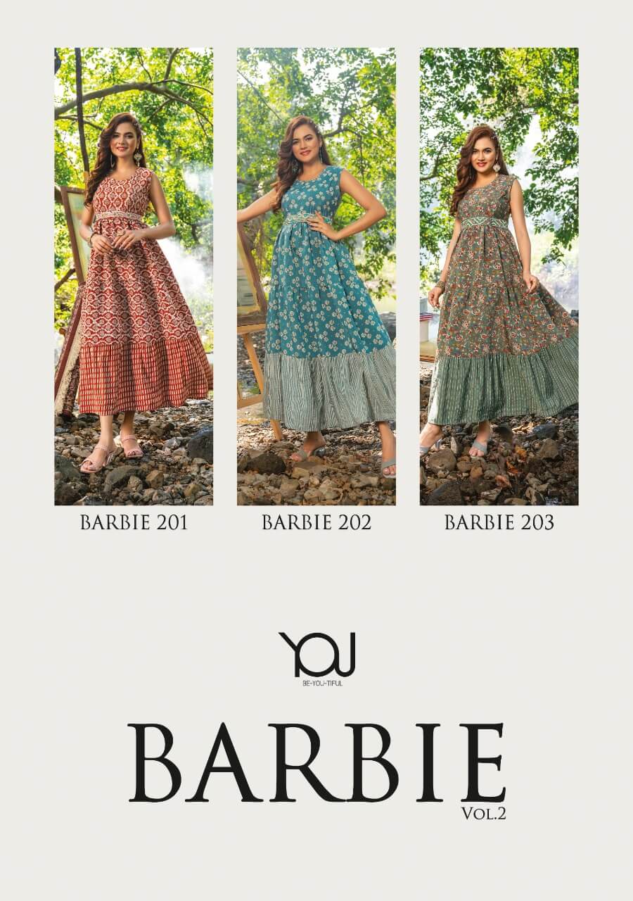 Wanna Barbie vol 2 Long Gown Catalog in Wholesale, Buy Wanna Barbie vol 2 Long Gowns Full Catalog in Wholesale Price Online From Vadodara, Surat, Gujarat