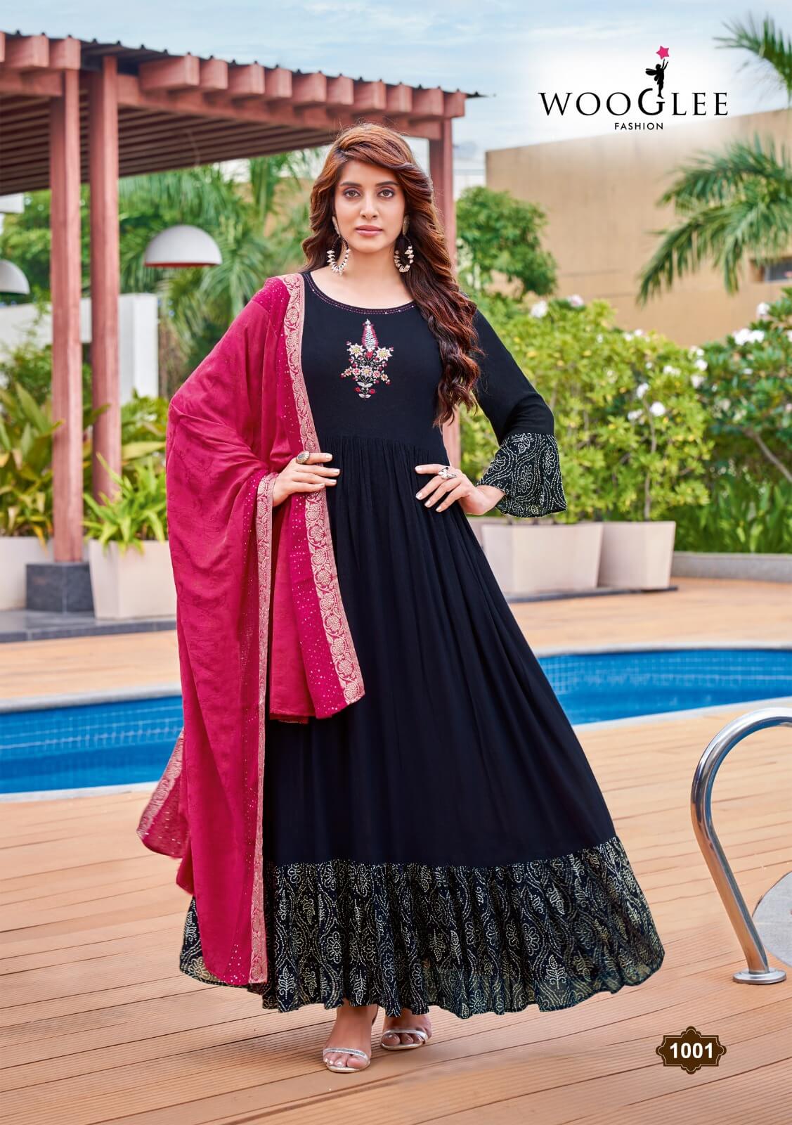 Wooglee Aaradhya Gown with Dupatta Catalog in Wholesale, Buy Wooglee Aaradhya Gown with Dupatta Catalog in Wholesale, Buy Wooglee Aaradhya Gown with Dupatta Full Catalog in Wholesale Price Online From Aarvee Creation