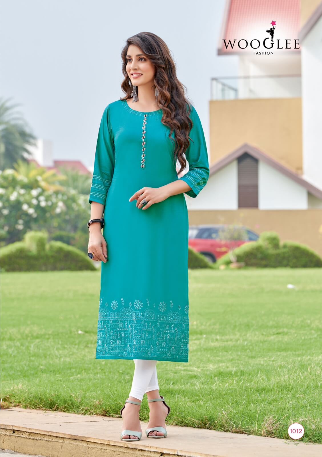 Wooglee Anurag Rayon Kurtis Catalog in Wholesale, Buy Wooglee Anurag Rayon Kurtis Full Catalog in Wholesale Price Online From Aarvee Creation, Vadodara