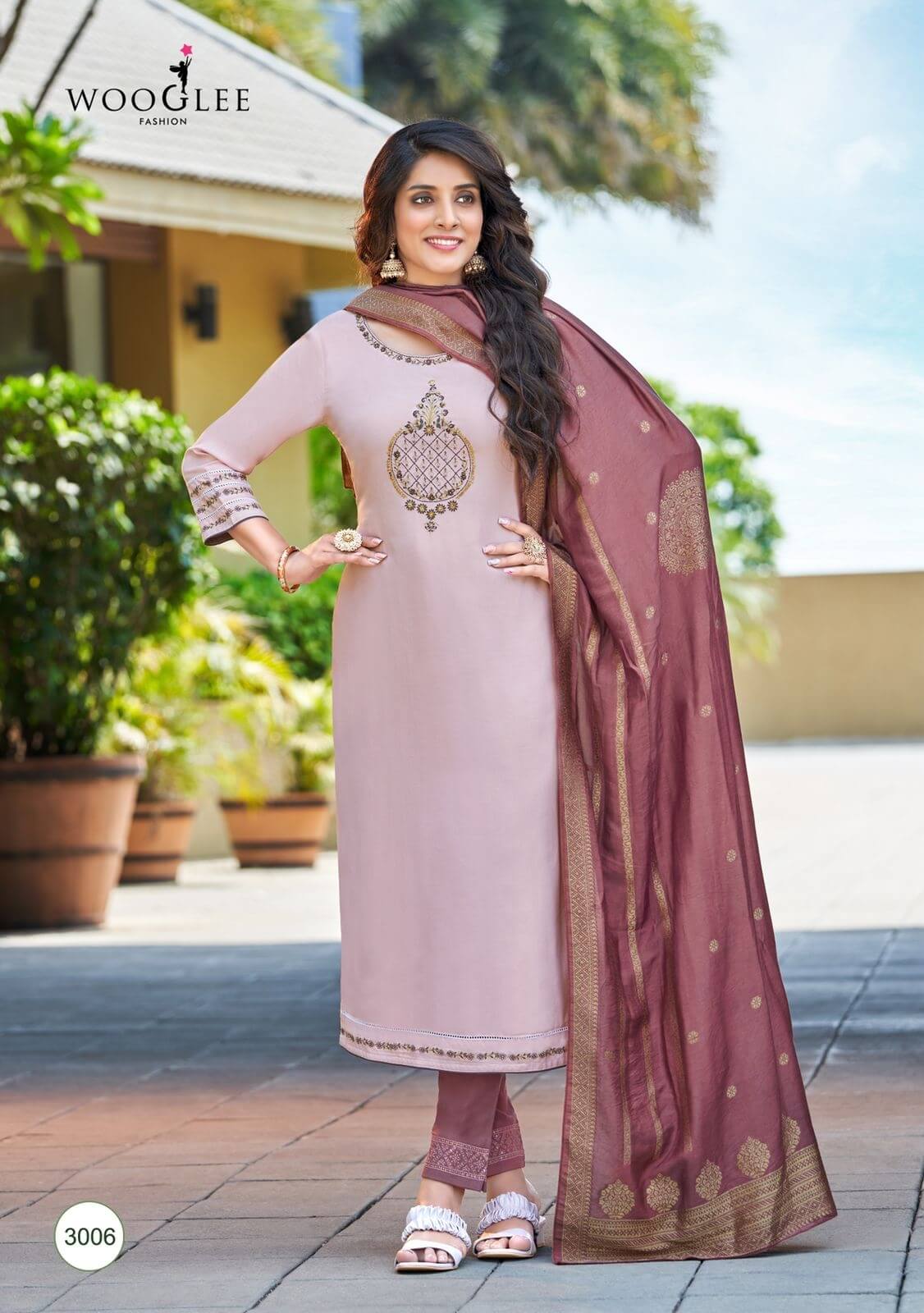 Wooglee Madhurya Kurti Pant Dupatta Set Catalog in Wholesale, Buy Wooglee Madhurya Kurti Pant Dupatta Set Full Catalog in Wholesale Rate Online From Aarvee Creation