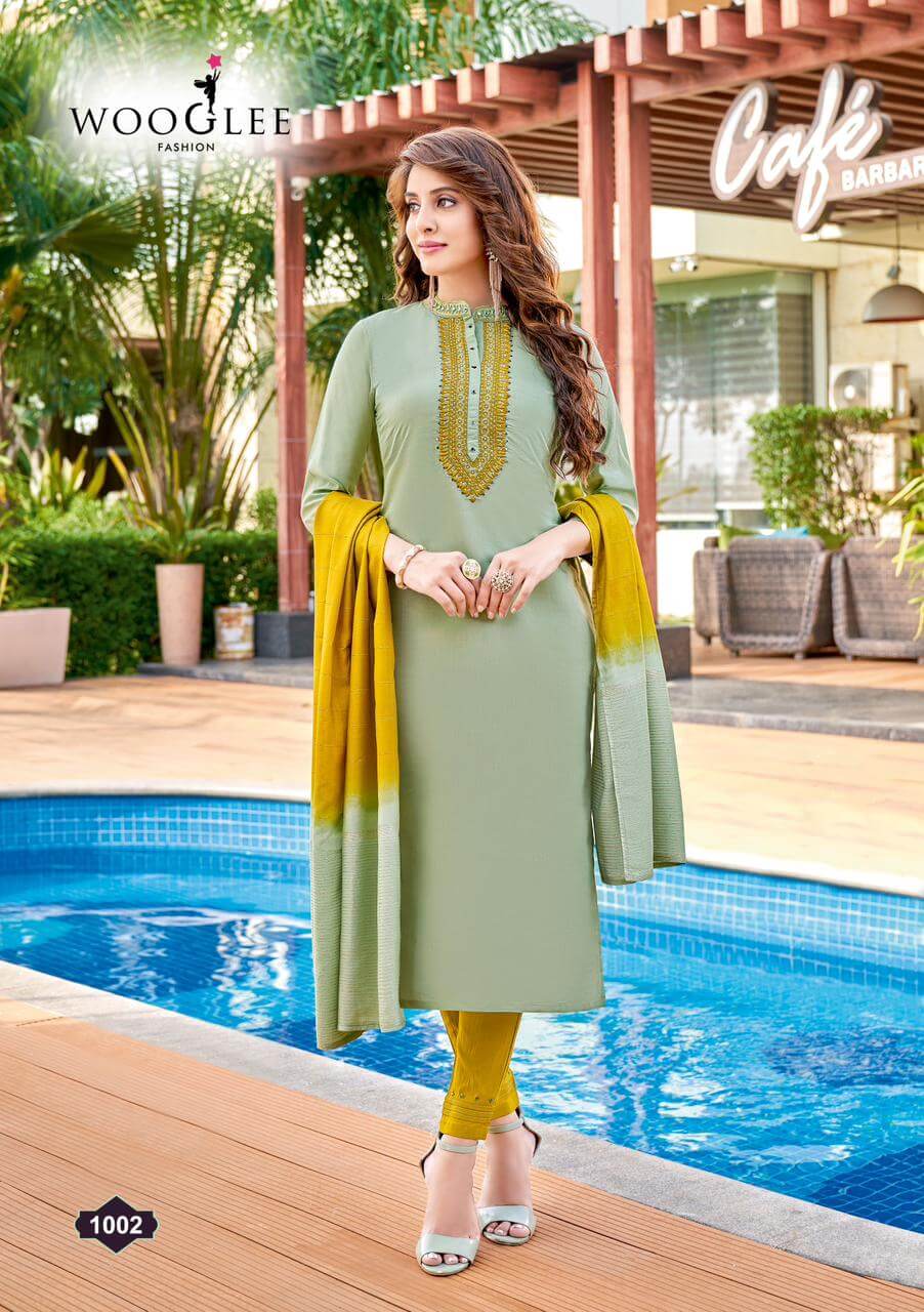 Wooglee Rangat Top Bottom Dupatta Catalog in Wholesale Price, Buy Wooglee Rangat Top Bottom Dupatta Full Catalog in Wholesale Price Online From Aarvee Creation