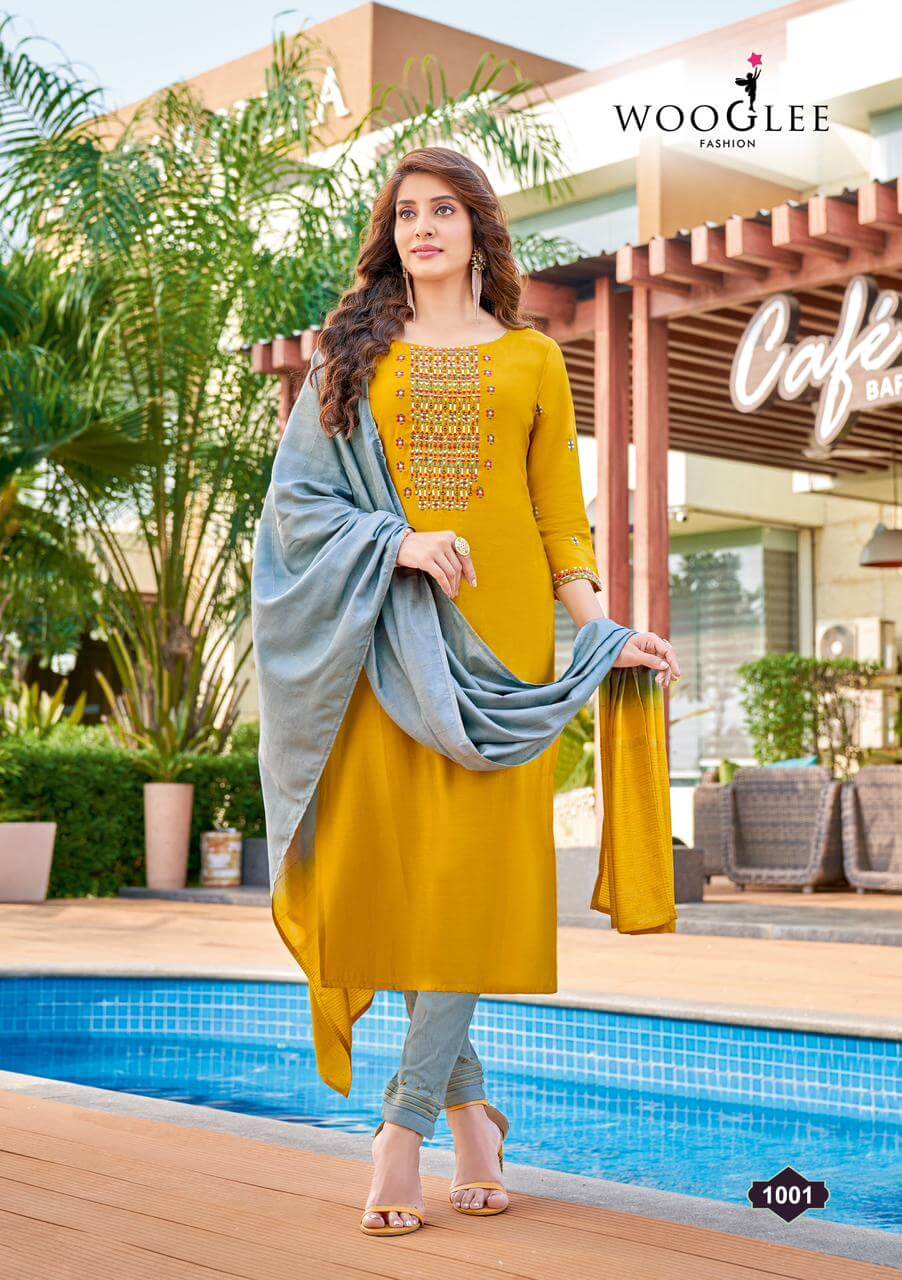 Wooglee Rangat Top Bottom Dupatta Catalog in Wholesale Price, Buy Wooglee Rangat Top Bottom Dupatta Full Catalog in Wholesale Price Online From Aarvee Creation