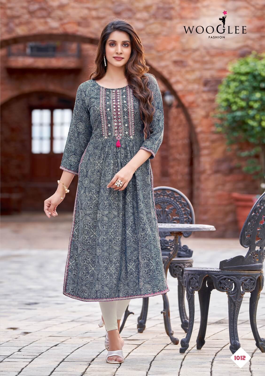 Wooglee Tanisha Naira Cut Kurtis Catalog in Wholesale, Buy Wooglee Tanisha Naira Cut Kurtis Full Catalog in Wholesale Price Online From Aarvee Creation, Vadodara