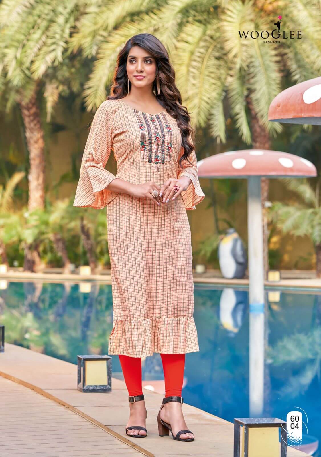 Wooglee Tarang Rayon Kurtis Wholesale Catalog, Buy Wooglee Tarang Rayon Kurtis Full Catalog at Wholesale Price Online 