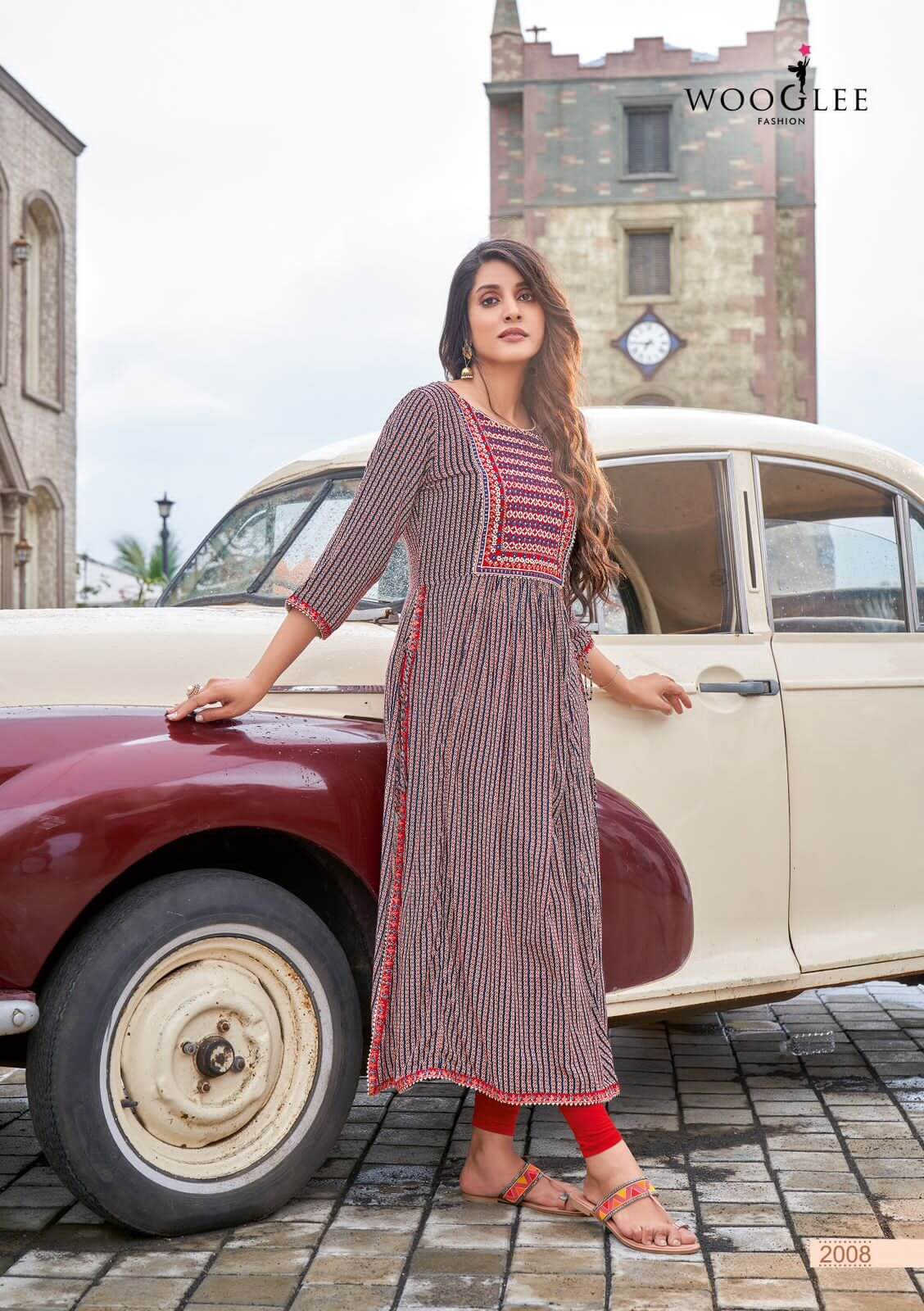 Wooglee Verona Thread Work Kurtis Catalog, Buy Wooglee Verona Thread Work Kurtis Full Catalog at Wholesale Rate Online