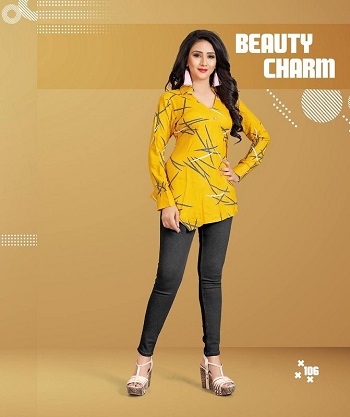 Zera Presents Western Short Top wholesale Catalogue Olivia.Buy Zera Olivia Ladies Short top wholesale 9 Desings Catalogue Direct From Top Manufacturer.Order Ladies Western Top Catalogue Online From Its Manufacturer Of Gujarat.ladies western top wholesale catalogue.rayon short top wholesale catalog online.order low range western top catalogue direct from manufacturer.zera tops manufacturerd by Aarvee Creation Gujarat.